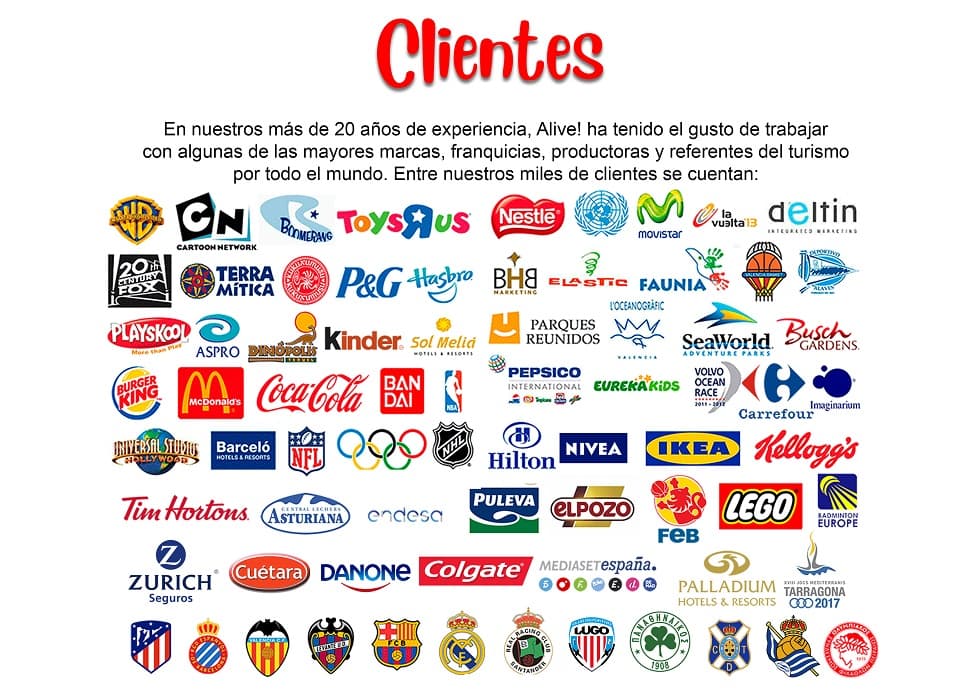 Logotipos de clientes